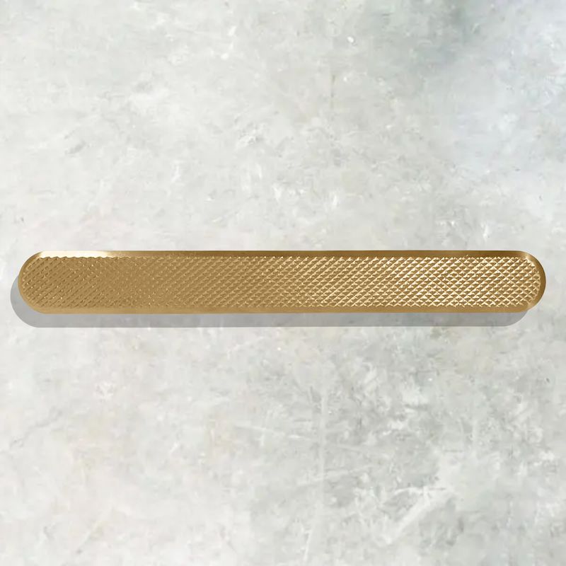 Taktile ribber i messing - 28cm med plugg. Velg variant. 