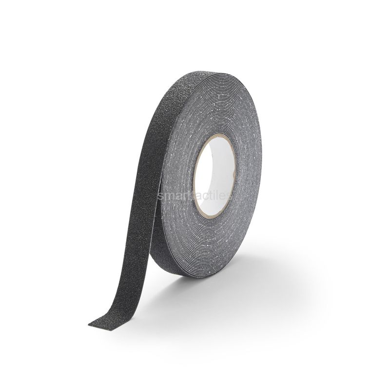 Sklisikringstape type Fin, Sort. Velg bredde. Lengde 18,3 m.