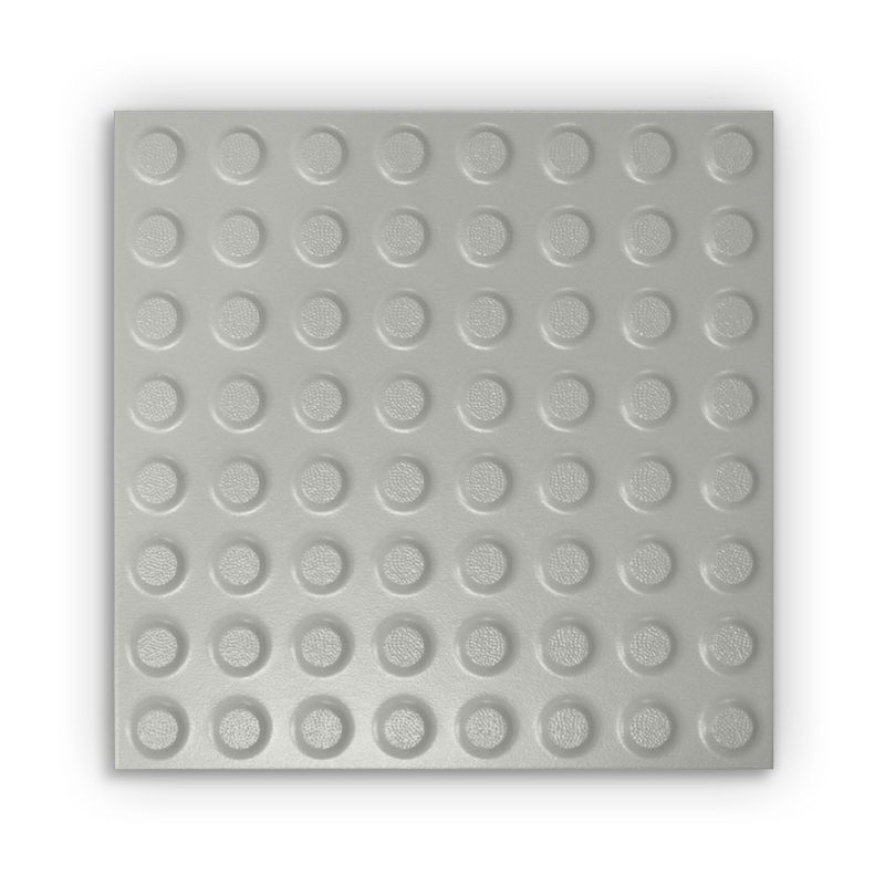 Taktile keramiske fliser med knotter – Lysegrå 40*40 cm