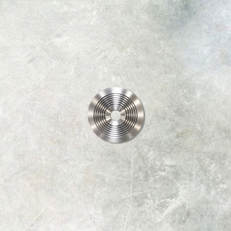 Taktile knotter i stål Ø32 mm med skruehull.